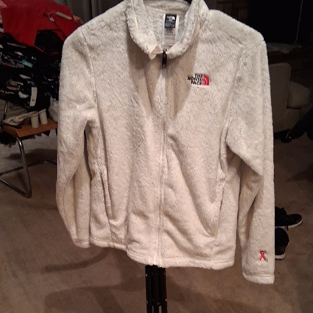 The North Face Kids White Fleece Jacket